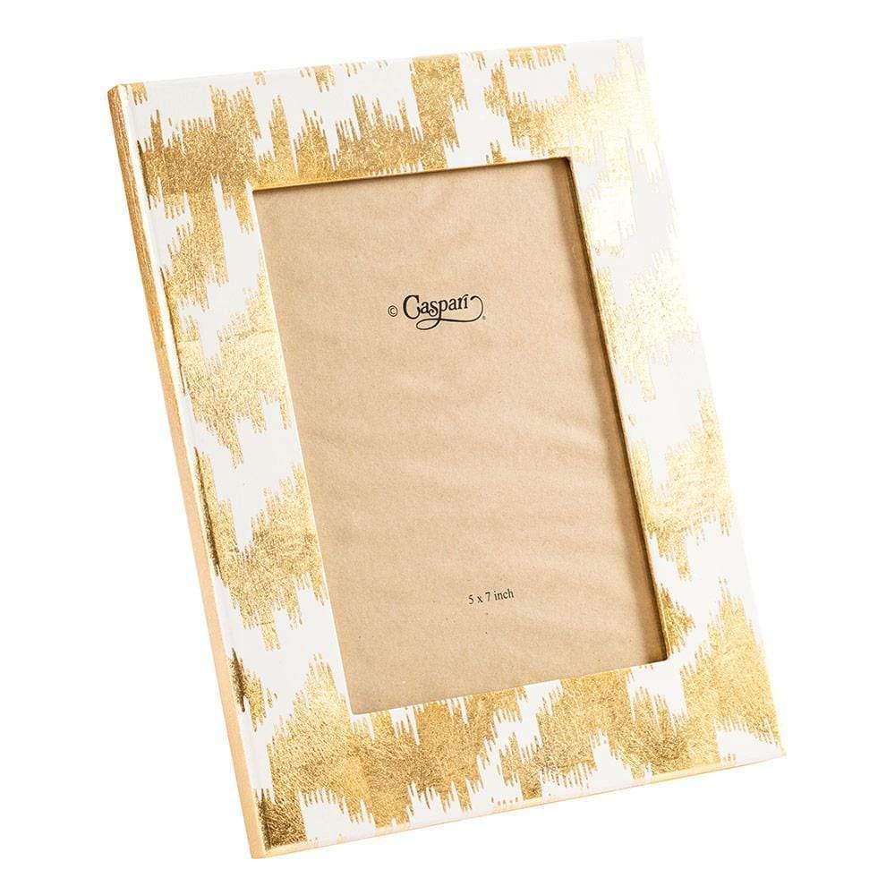 Gold Modern Moiré Lacquer Picture Frame